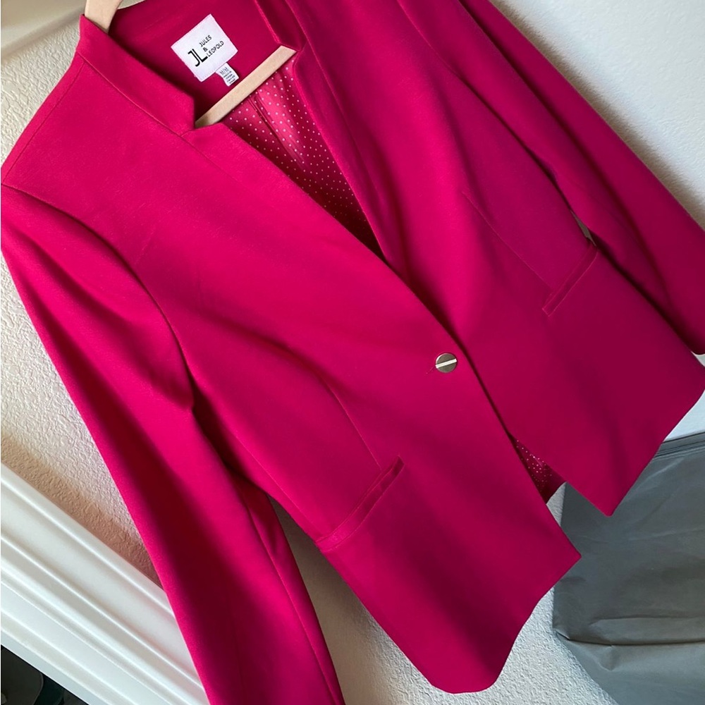Jules & Leopold Pink Blazer Professional Tailored Fit